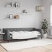 Lit de repos gris foncé 80x200 cm tissu - Photo n°1