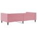 Lit de repos rose 100x200 cm velours - Photo n°5