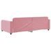 Lit de repos rose 100x200 cm velours - Photo n°5