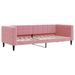 Lit de repos rose 80x200 cm velours - Photo n°2