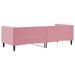 Lit de repos rose 80x200 cm velours - Photo n°5