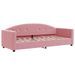 Lit de repos rose 80x200 cm velours - Photo n°2