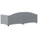 Lit de repos sans matelas gris clair 90x190 cm tissu - Photo n°5