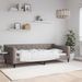 Lit de repos taupe 100x200 cm tissu - Photo n°1