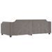 Lit de repos taupe 80x200 cm tissu - Photo n°5