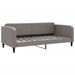 Lit de repos taupe 90x200 cm tissu - Photo n°1