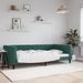 Lit de repos vert foncé 100x200 cm velours - Photo n°1