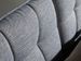 Lit double 180x200 cm capitonné tissu gris Clever - Photo n°6