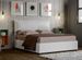 Lit double bois blanc avec conteneur Allan 160x190 cm - Photo n°1