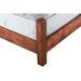 Lit en bois massif marron avec tête de lit tissu doux Mirenda - 7 tailles - Photo n°8