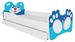 Lit enfant avec motif petit lion bleu 70x140 ou 80x160 cm - Matelas inclus - Tiroir de rangement - Photo n°1