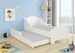 Lit enfant bois blanc 2 couchages 70x140 ou 80x160 cm - Sommier et matelas inclus - Madale - Photo n°2