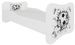 Lit enfant bois blanc imprimé ballon de football 70x140 ou 80x160 cm - Sommier et matelas inclus - Ondula - Photo n°1