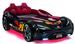 Lit enfant de voiture noir de sport GTE 90x190 cm - Photo n°1