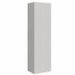 Lit escamotable 140x190 cm avec 1 colonne de rangement bois blanc kanto - Photo n°6