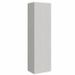 Lit escamotable 160x190 cm avec 1 colonne de rangement bois blanc kanto - Photo n°6