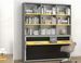 Lit escamotable 90x200 cm avec bureau et bibliothèque Spacio - Photo n°1