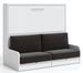 Lit escamotable autoporteur horizontal avec banquette et coffre KALIAN - Photo n°1