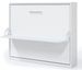 Lit escamotable horizontal 140x190 avec bureau Bona Haut de gamme - Photo n°1