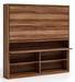Lit escamotable horizontal 80x190 avec rangement et bureau Laura - Photo n°1