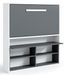 Lit escamotable horizontal 90x180 cm avec rangement et bureau Laura - Photo n°1