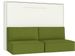 Lit escamotable horizontal avec banquette & coffres LOGIA - Photo n°1