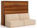 Lit escamotable horizontal avec banquette & coffres LOGIA - Photo n°1