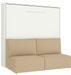 Lit escamotable horizontal avec banquette LOGIA - Photo n°1