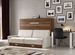 Lit escamotable horizontal avec canapé & rangements VETAL – Sommier inclus & ouverture assistée - Photo n°1