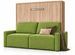 Lit escamotable horizontal avec canapé VETAL Premium – Conception renforcée – Haut de gamme - Photo n°1