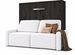 Lit escamotable horizontal avec canapé VETAL Premium – Conception renforcée – Haut de gamme - Photo n°1