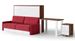 Lit escamotable horizontal avec tiroirs et canapé Berka 140x190 Haute de gamme - Photo n°4