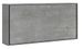 Lit escamotable horizontal gris ciment Bounto 85x185 cm - Photo n°1