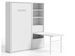 Lit escamotable vertical 120x200 cm avec armoire et bureau Kampo - Photo n°1