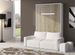 Lit escamotable vertical 140x200 cm avec canapé coffre Espacia Haut de gamme - Photo n°1