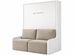Lit escamotable vertical autoporteur avec banquette KOZZA Premium – Haut de gamme – Usage intensif - Photo n°1