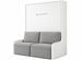 Lit escamotable vertical autoporteur avec banquette KOZZA Premium – Haut de gamme – Usage intensif - Photo n°1