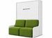Lit escamotable vertical autoporteur avec banquette KOZZA Premium – Haut de gamme – Usage intensif - Photo n°1
