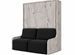 Lit escamotable vertical autoporteur avec banquette KOZZA Premium – Haut de gamme – Usage intensif - Photo n°1
