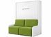 Lit escamotable vertical autoporteur avec banquette KOZZA Premium – Haut de gamme – Usage intensif - Photo n°1