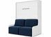Lit escamotable vertical autoporteur avec banquette KOZZA Premium – Haut de gamme – Usage intensif - Photo n°1
