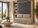 Lit escamotable vertical autoporteur avec banquette KOZZA – Sans fixation murale - Photo n°1