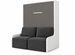 Lit escamotable vertical autoporteur avec banquette KOZZA – Sans fixation murale - Photo n°1