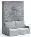 Lit escamotable vertical banquette Kora 80x180 - Photo n°1
