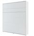 Lit escamotable vertical blanc mat avec 2 armoires de rangement Noby - Photo n°13