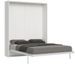 Lit escamotable vertical bois blanc kanto 160x190 cm - Photo n°1