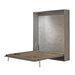 Lit escamotable vertical gris ciment kanto 160x190 cm - Photo n°4
