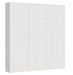 Lit escamotable vertical KANTO avec 1 colonne de rangement – Sommier inclus & ouverture assistée - Photo n°1