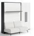 Lit escamotable verticale avec canapé et armoire Marko 90x190 - Photo n°1