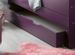 Lit évolutif avec tiroir 90x140/190 cm bois violet Féroé - Photo n°5